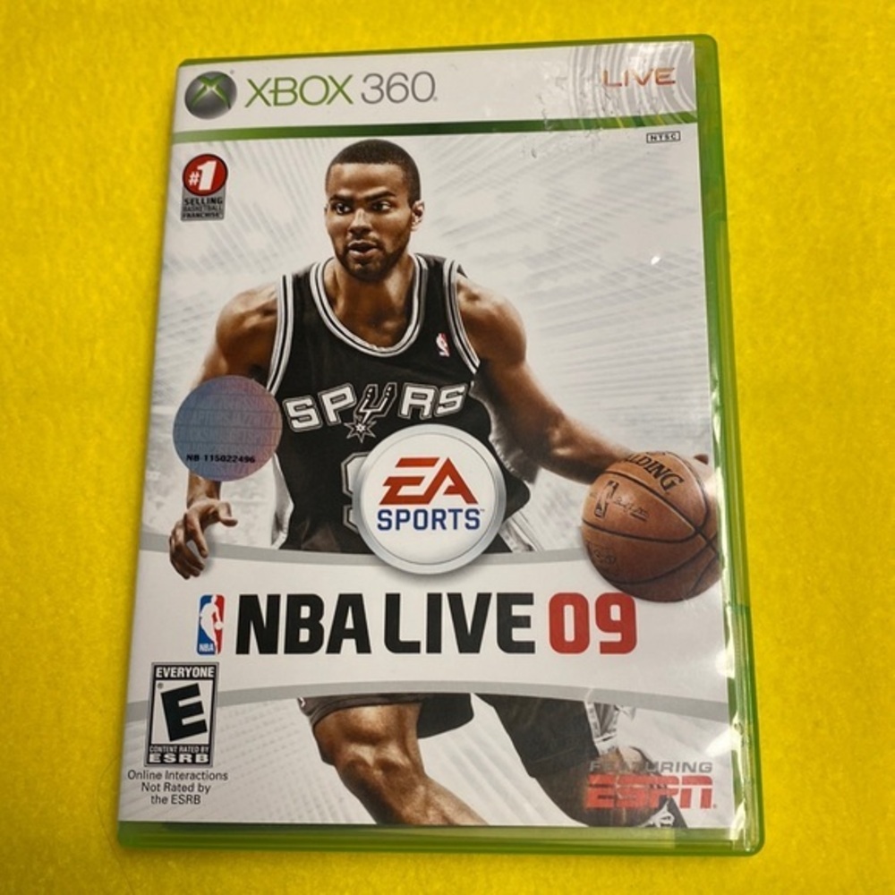 XBOX 360 NBA Live 09 game